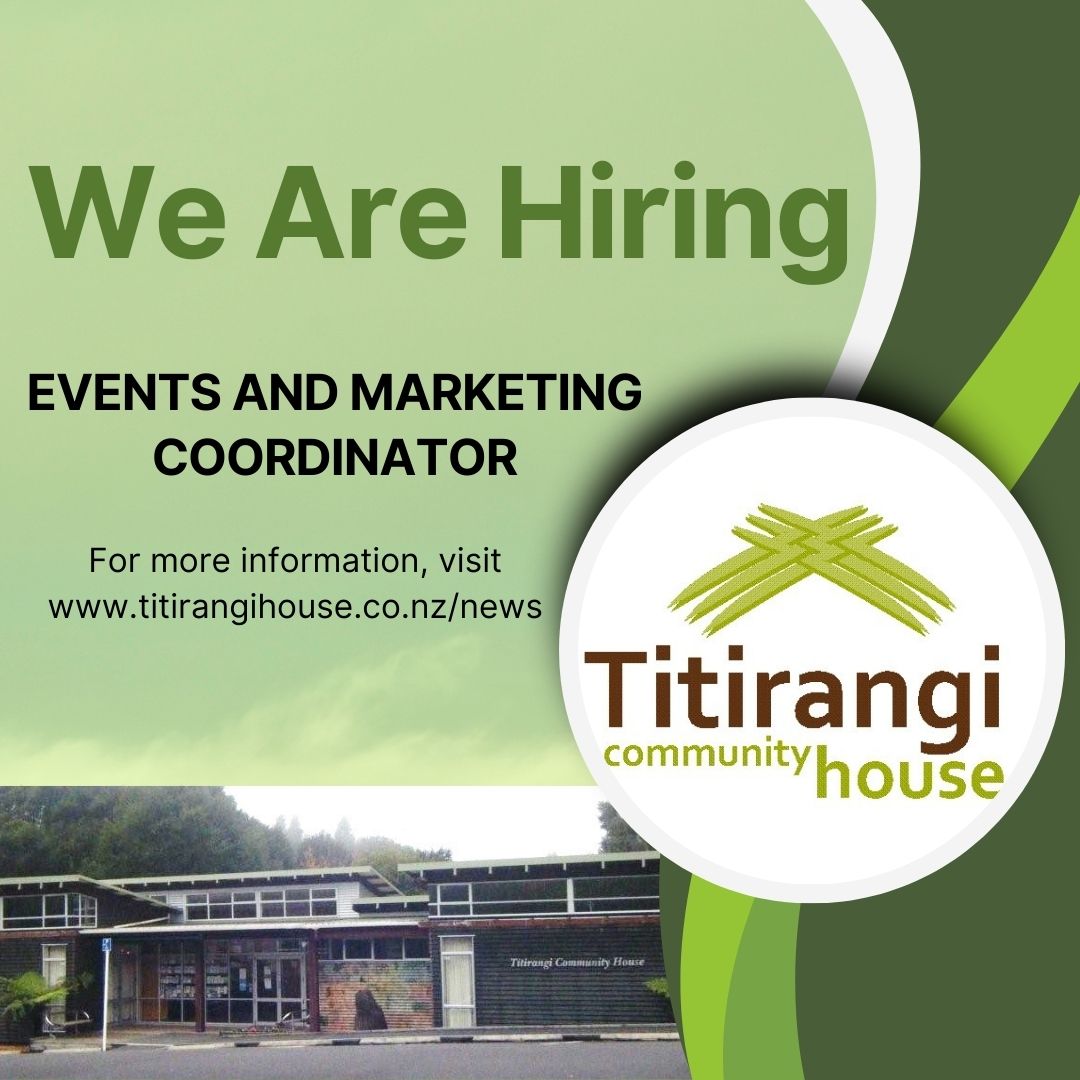 We are hiring - Events and Marketing Coordinator